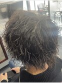 波巻きパーマ