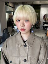 クペウ ローウェン(cope'u ROWEN)&nbsp;渋谷/ウルフカット  デザインカラー ルーツカラー エンドカラー