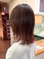 キサイ バズ(kisai BUZZ)&nbsp;レッドブラウン/ボブ/透明感/艶カラー