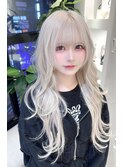 ワンカールだけで可愛い♪ロングレイヤー・ハッシュカット！