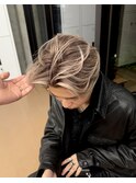 メンズホワイトブロンド　シャドールーツ