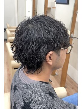 ハニー(HONEY) 波巻きスパイラルパーマ/波巻きパーマ/岡崎メンズパーマ