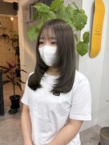 ジュール(JOULE'S)&nbsp;オリーブグレー/レイヤーカット/ココアベージュ