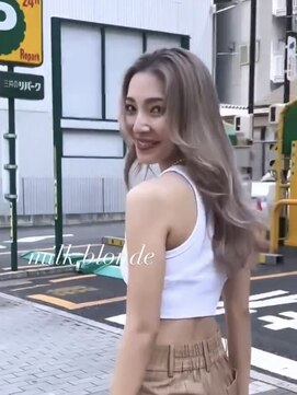 ラキング ギンザ トウキョウ(LAKING GINZA) くびれヘア/アプリコットオレンジ/夏/ハイライトカラー[銀座駅]