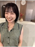 【 YUCCA 】大人可愛い20代30代40代 外ハネボブ/切りっぱなし