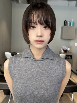 トリッカ シブヤ(TRICCA SHIBUYA) うちボブショートボブ前髪カット顔まわりカット髪質改善渋谷
