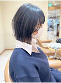 【morio】札幌ボブ　ぱつっと外ハネくびれボブ