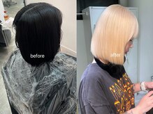 梅田/デザインカラー/インナーカラー/ハイトーン/ブリーチ