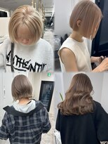 エトワール(ETOILE)&nbsp;ミルクティーベージュ/ボブ/レイヤーカット