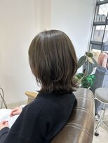 ミラー(Mirror’)&nbsp;外ハネレイヤー×マットベージュ