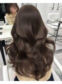 韓国スタイル/ナチュラルくびれヘア_くびれ巻き_透明感カラー