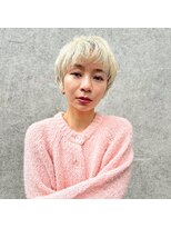 ランド(Land.)&nbsp;面長解消《20代30代》流せる前髪/くびれショート/耳掛けショート