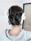卒業式ヘアセット