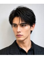 メンズフィール 南森町(MENS FEEL)&nbsp;大人フェザー/ニュアンスパーマ/毛流れセンターパート/南森町