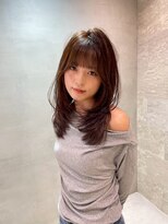 レーヴバイロンド 仙台(Reve by Lond) レイヤーカットダークアッシュブラウン髪質改善似合わせカット