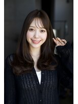 レノラ 本町(LENORA) 美髪ミディアムレイヤーカットデジタルパーマチェリーブラウン