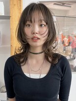 カルテ(QUARTE)&nbsp;ミディアムレイヤー　ブロックカラー