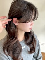 ビューエヒメ(VIEW EHIME)&nbsp;小顔黒髪レイヤーカット×アッシュカラー20代30代40代