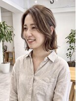 シエル バイ ケンジ 登戸 生田(CIEL by KENJE)&nbsp;顔まわりレイヤー×結べるボブ×白髪ぼかし