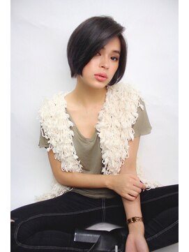 アンク クロス 吉祥寺店 ダークグレージュショート