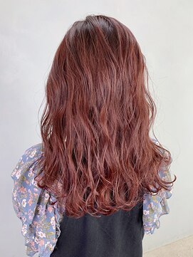 アルバム 新宿(ALBUM SHINJUKU) レッドバイオレットカラー_インナーカラースパイラル_ba222681