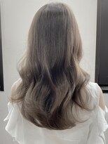 キラ 渋谷(KILLA)&nbsp;ミルクティーグレージュ　ブリーチなしダブルカラー　榎園由美