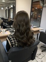 ラフ 難波店(LAFF)&nbsp;#黒髪#ボブルフ#ネビージュ#小顔#ワンレン