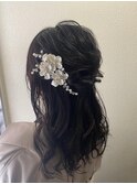＊華やかハーフアップアレンジ＊