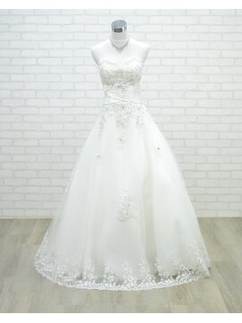 プレスト ベル 三宮 駅前店(Presto belle) 【プレストベル】ウェディングドレスレンタル　WD-A005