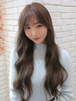 アグ ヘアー グレイス 鶴岡店(Agu hair grace) 《Agu hair》ワイドバング×ワンホンロング