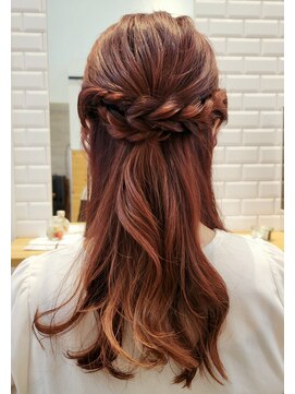 アリーマーケット(ALLEY MARKET) モテ髪ハーフアップ