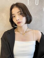 トルネード(TORNADO)&nbsp;韓国風切りっぱなしボブ 髪 チョコレート 小顔カット A604