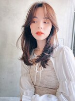 エイミー(Aimee)&nbsp;Aimee町田　ふわっとクビレレイヤー×ナチュラルベージュ