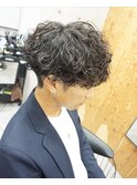 メンズカット/メンズパーマ/波巻きパーマスタイル