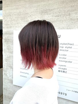 ハニー(HONEY by Chord) グラデーション×ボルドー