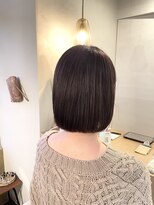 シー 岡崎(,SHE)&nbsp;切りっぱなしボブ/エアリーロング/美髪/ピンクブラウン/岡崎