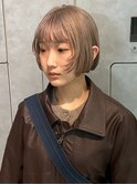 #顔まわりカット#顔まわりレイヤー#ハイトーンボブ