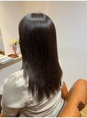 透明感抜群 シアーカラーロングレイヤー