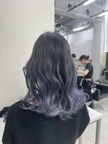 アライブ ハラジュク(ALIVE harajuku)&nbsp;今流行りのブルーバイオレットバレイヤージュ