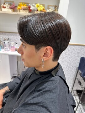 ゼストソエル(ZEST soell) ナチュラル酸性ストレート×センターパート