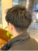 短髪/黒髪/イケメン/刈り上げ/束感/短髪ツーブロック