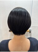 髪質改善ストレート×ショートボブ
