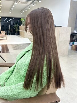 エトレ(etore) くすみグレージュ/透明感カラー/ストレート