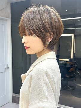 ロンドソレイユ 池袋(Lond soleil) バング顔周りレイヤーショート/池袋