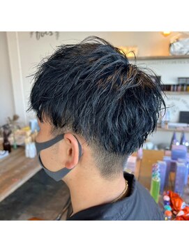 ミルシンク(1005mille cinq) 束感ショート/ツーブロック/メンズカット