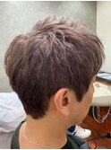 ラベンダーグレージュ　スパイキーショート