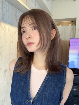 ガーデン 渋谷(GARDEN) フェイスレイヤー　似合わせカット　美髪カラー　暖色　髪質改善