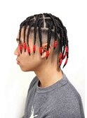 ブレイズ、成人式、成人式ヘア、・Asap Rocky,Travis Scott風