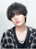 シースルーマッシュダウンパーマ韓国マッシュニュアンスパーマ