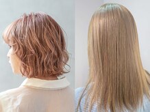 【ダメージを最小限に】ケアブリーチで叶える、透明感ハイトーンカラー♪